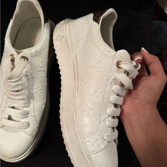 Louis Vuitton time out sneaker white womens shoe size Europe 40 - Picture 6 of 9